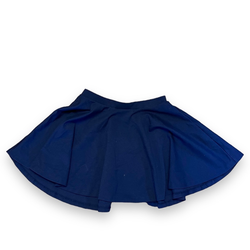 Polo by Ralph Lauren Navy Blue Girls Stretch Full Skirt Large 12-14 Skater Skirt